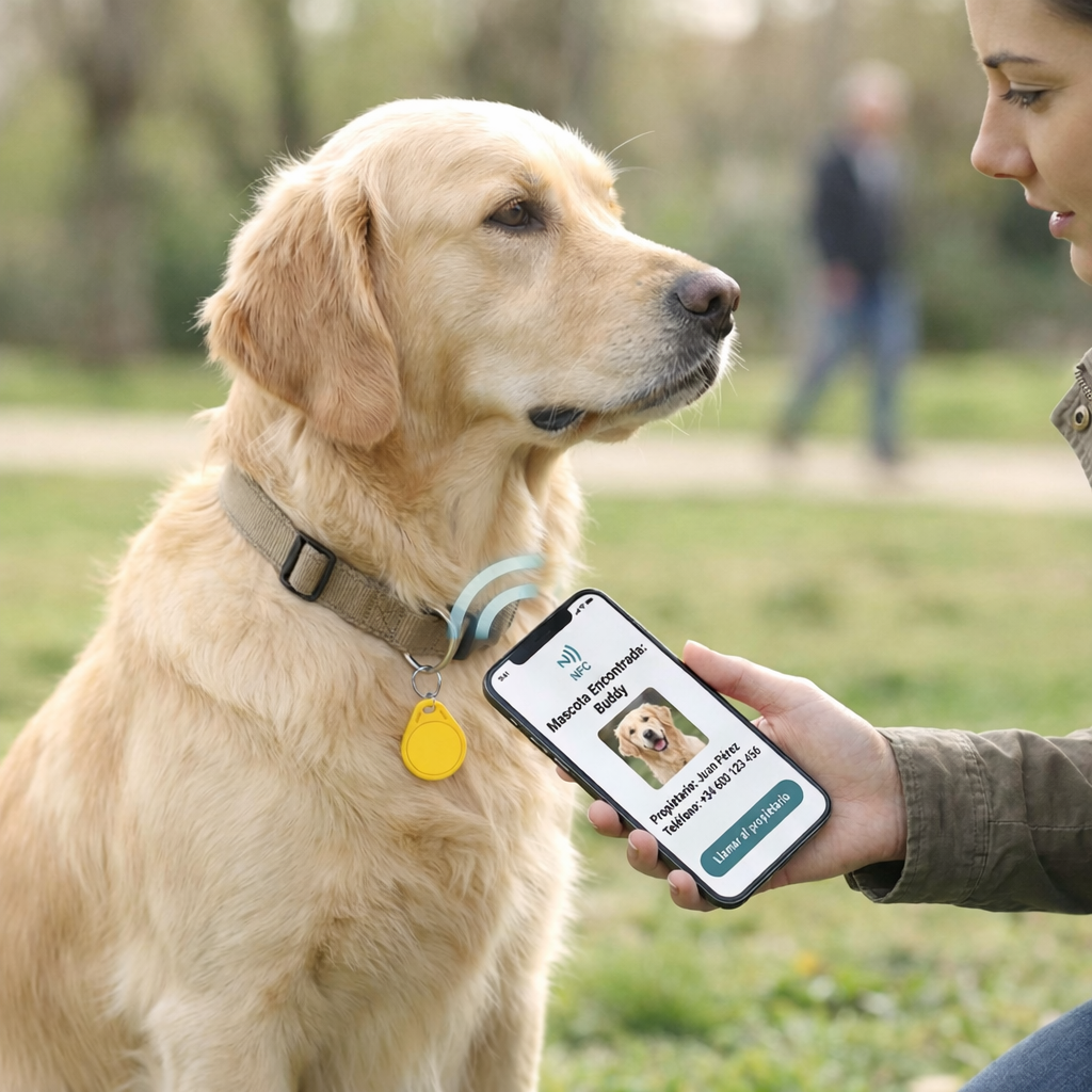 Devuélveme - Llavero NFC de Localización